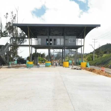 La Cabaña Toll Plaza in La Calera, Colombia